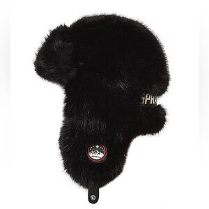 SPRAYGROUND Arctic Fur Black Hat/MENS/USED